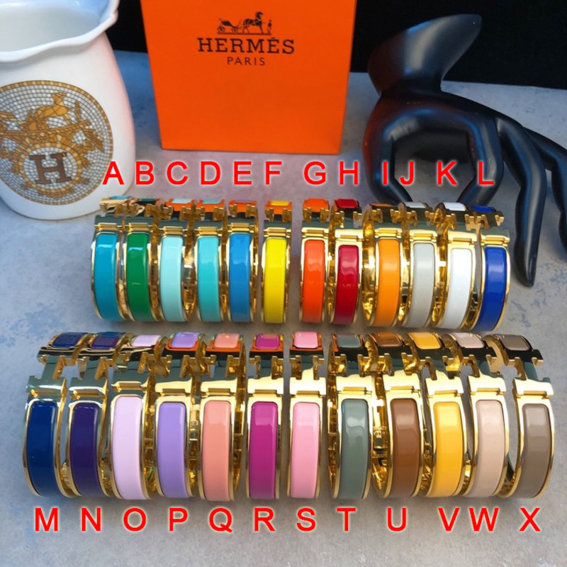 H**mes narrow clic h bracelet