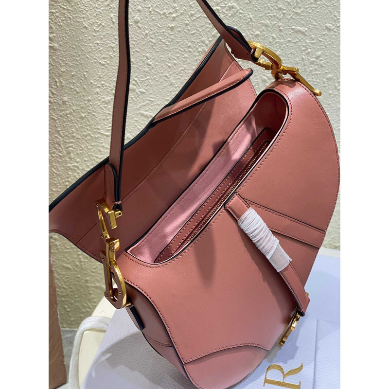 D*or saddle bag with strap pink