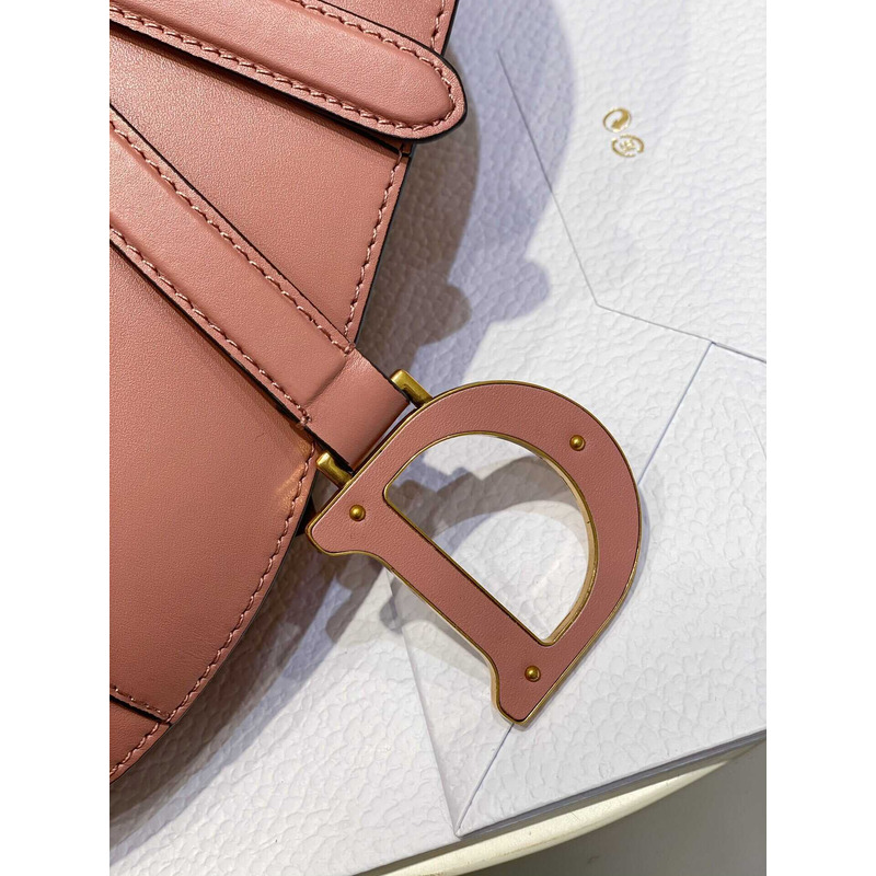 D*or saddle bag with strap pink