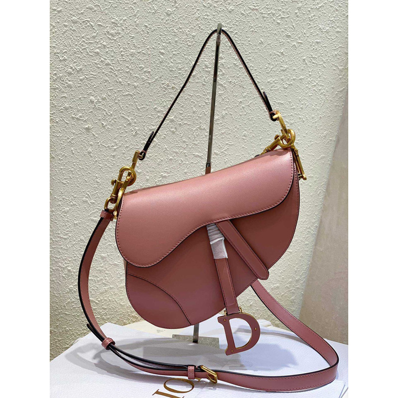 D*or saddle bag with strap pink