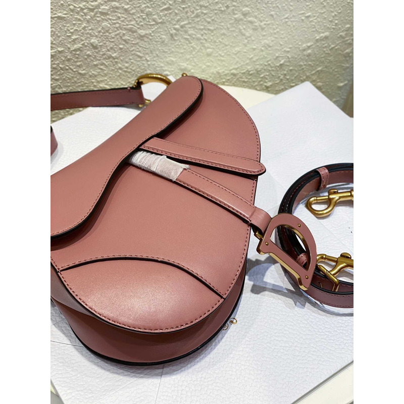 D*or saddle bag with strap pink