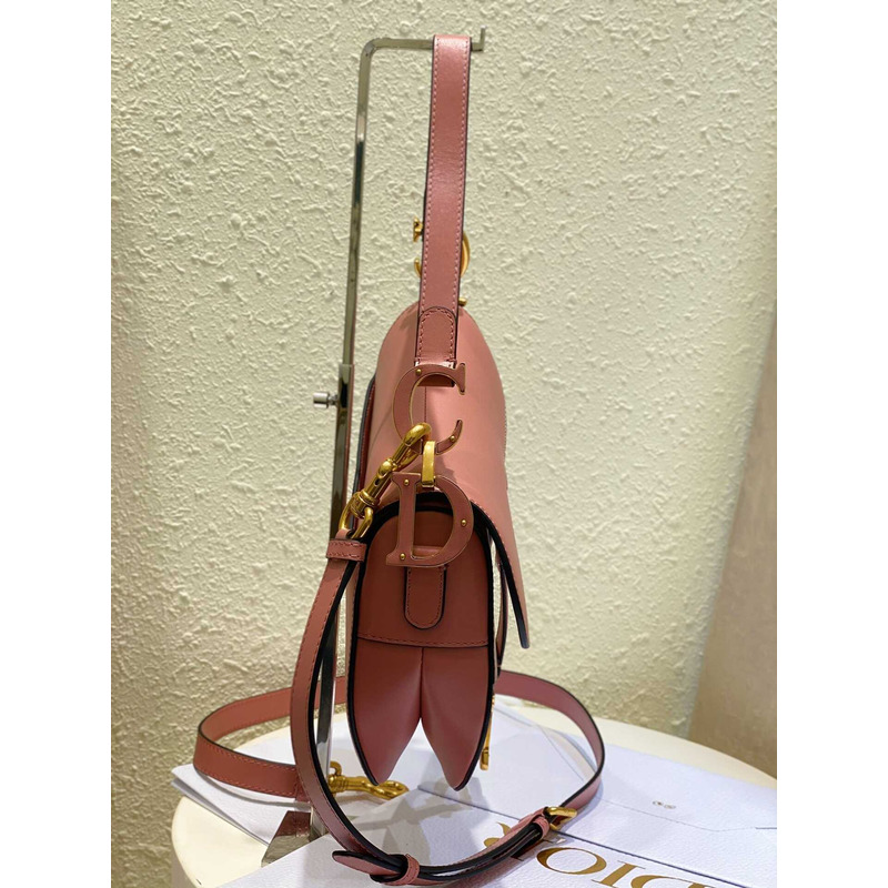 D*or saddle bag with strap pink