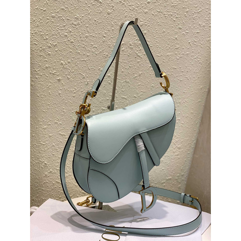 D*or saddle bag with strap placid blue