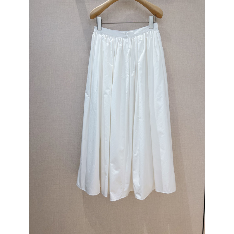 D*or mid-length skirt white