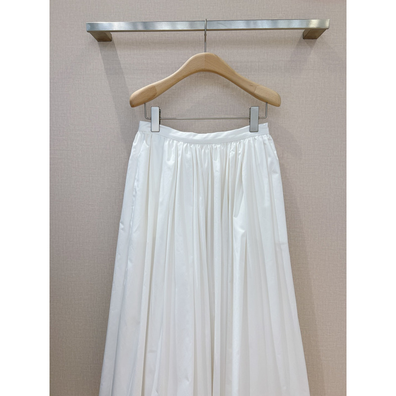 D*or mid-length skirt white