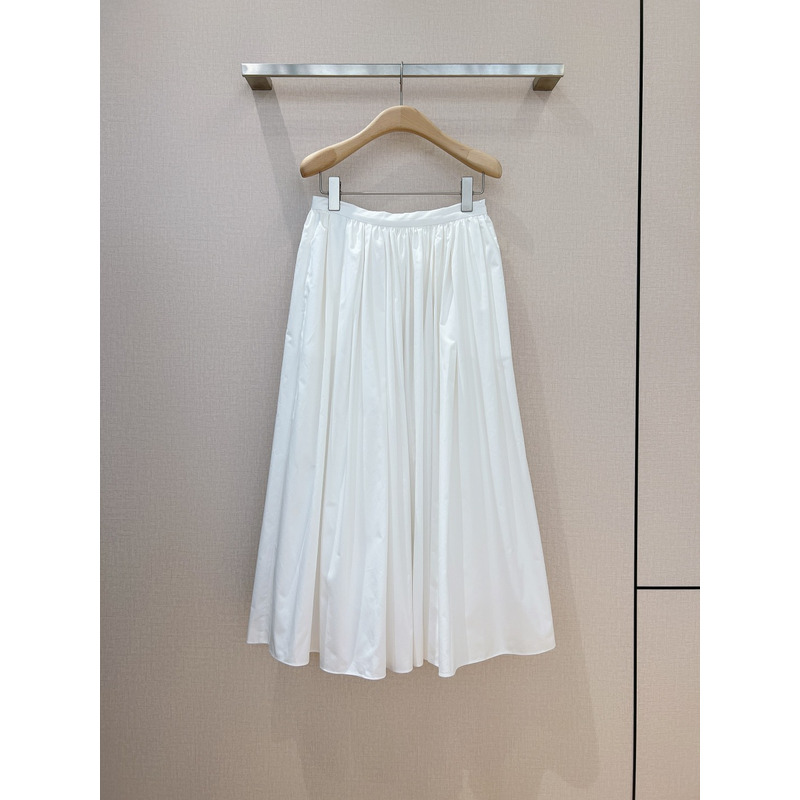 D*or mid-length skirt white