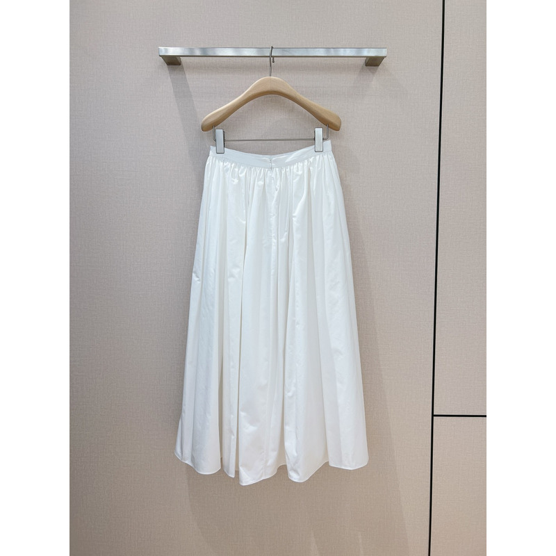 D*or mid-length skirt white