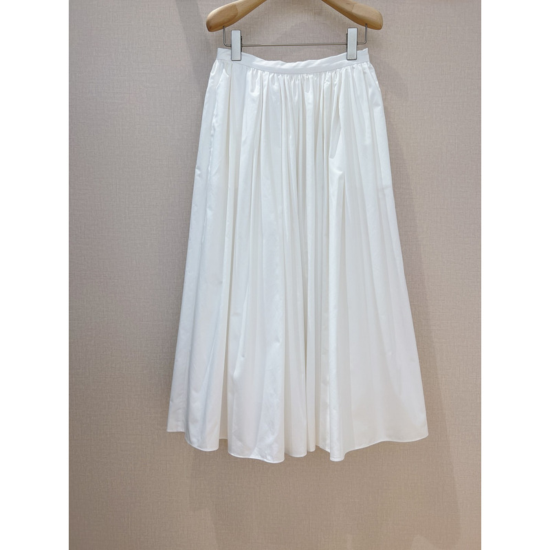 D*or mid-length skirt white