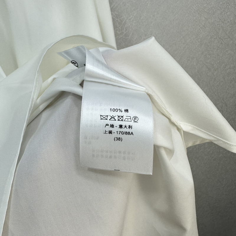 D*or blouse white cotton poplin