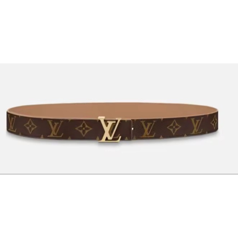 l**is V*t*n  lv iconic 30mm reversible belt arizona beige