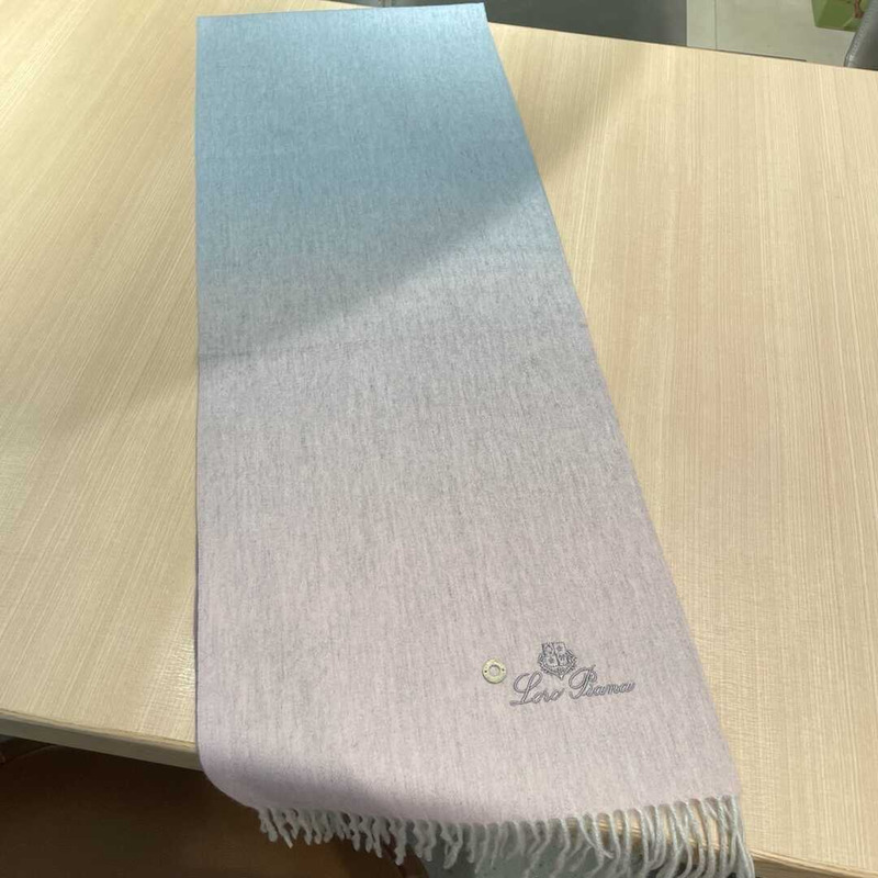 Loro piana Cashmere Scarf Grey Pink