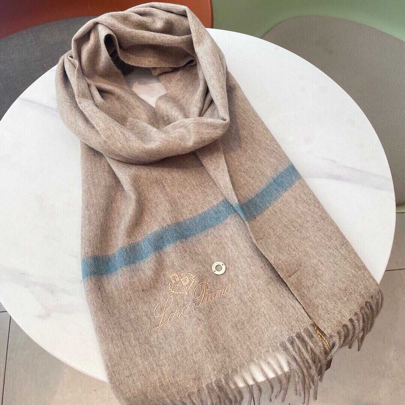 Loro piana Cashmere Scarf Khaki