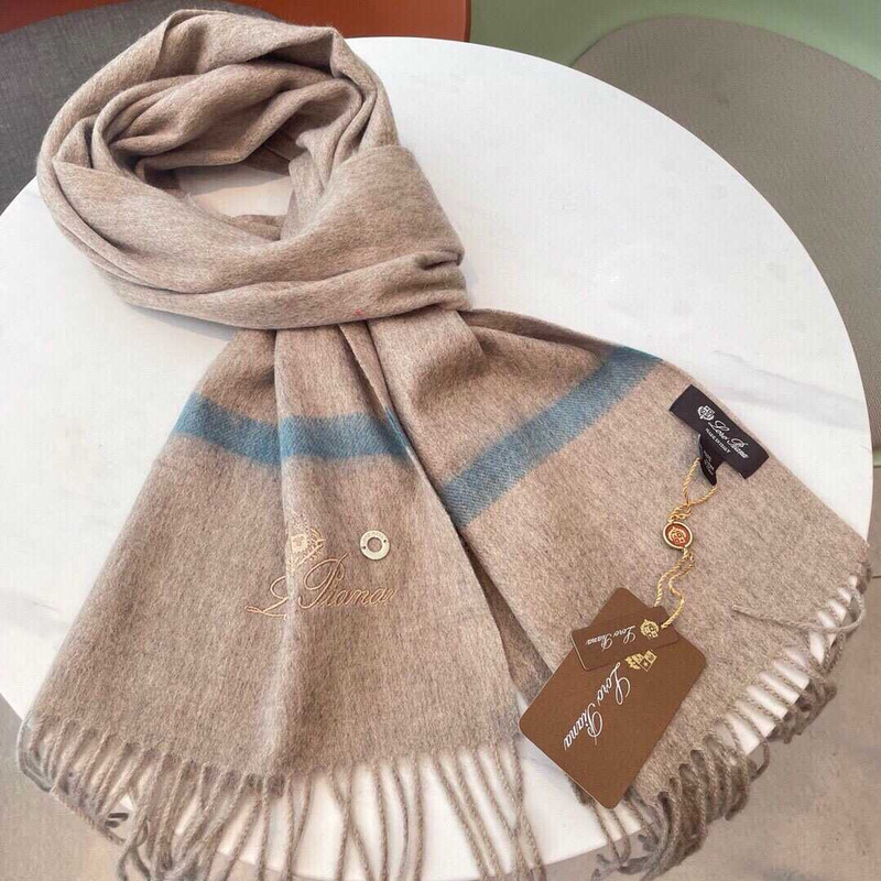 Loro piana Cashmere Scarf Khaki