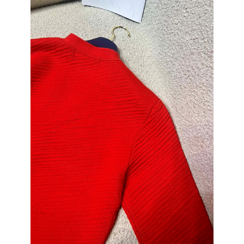 l**is V*t*n wool cardigan red