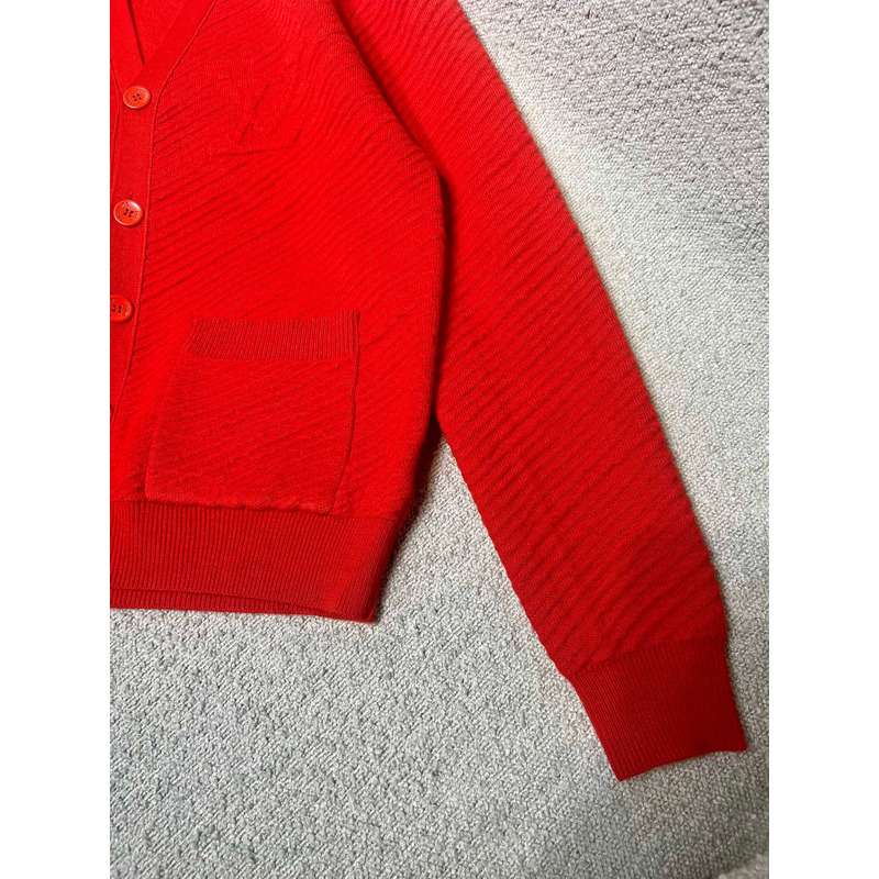 l**is V*t*n wool cardigan red