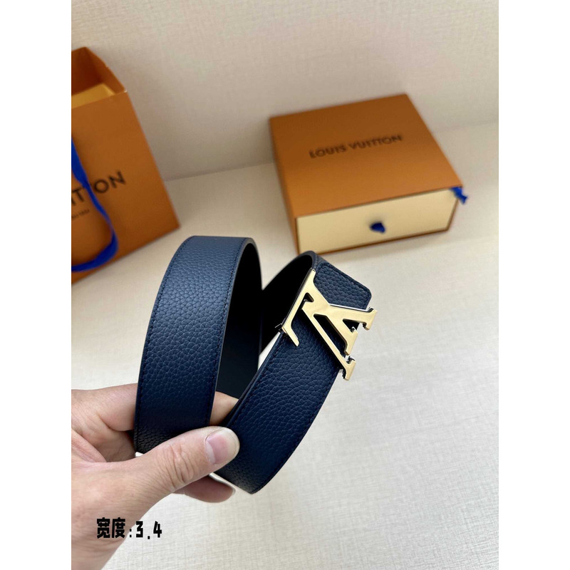 l**is V*t*n initiales 40mm reversible belt blue