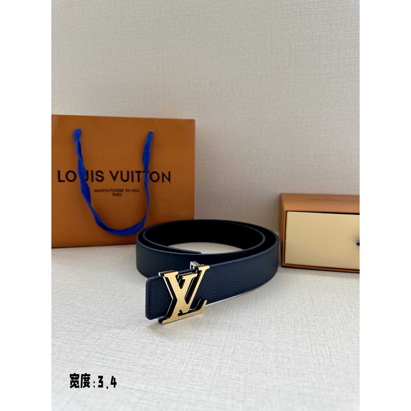 l**is V*t*n initiales 40mm reversible belt blue