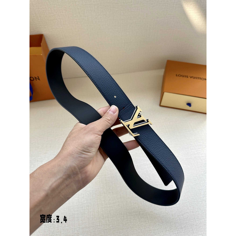 l**is V*t*n initiales 40mm reversible belt blue