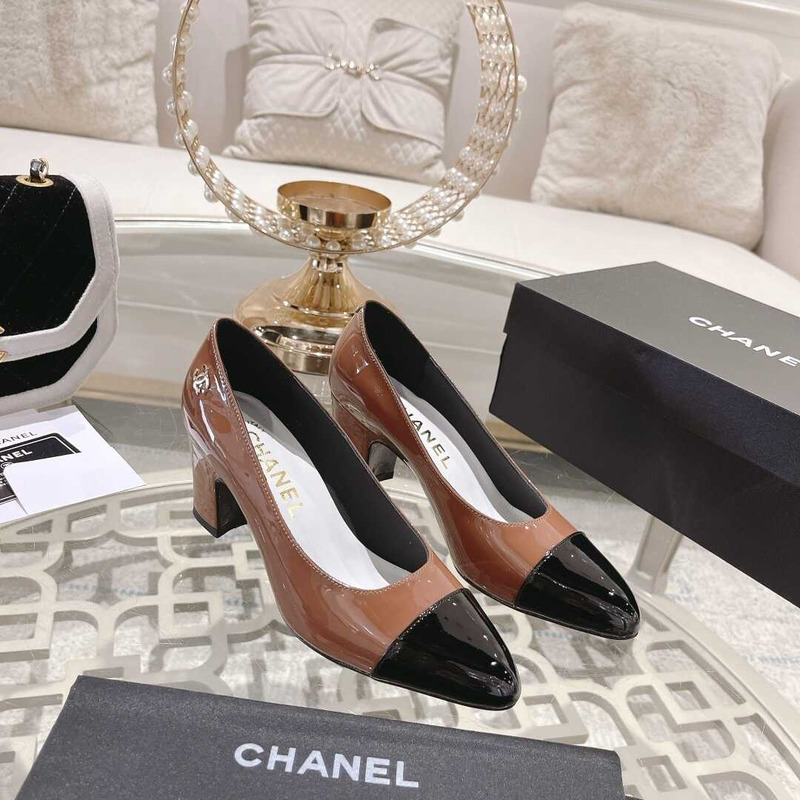 Ch*el pumps brown and black