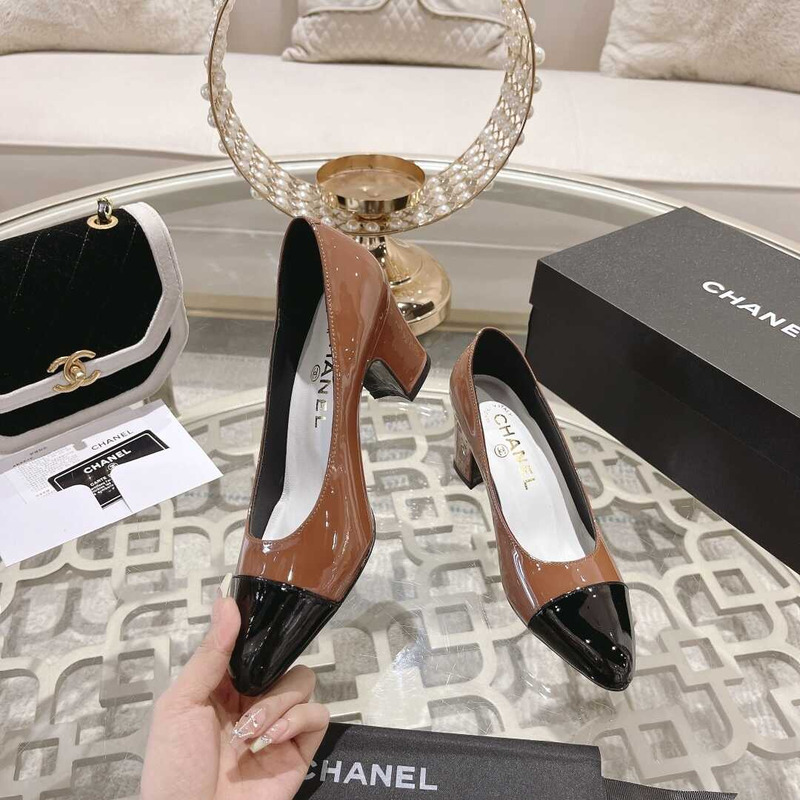 Ch*el pumps brown and black