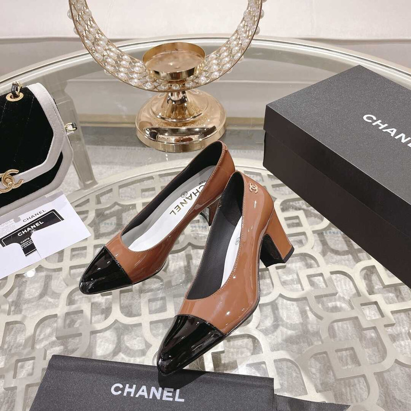 Ch*el pumps brown and black