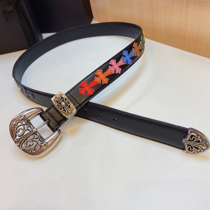 Chrome Heart Crosses Thousand-eyed Belt Multicolor