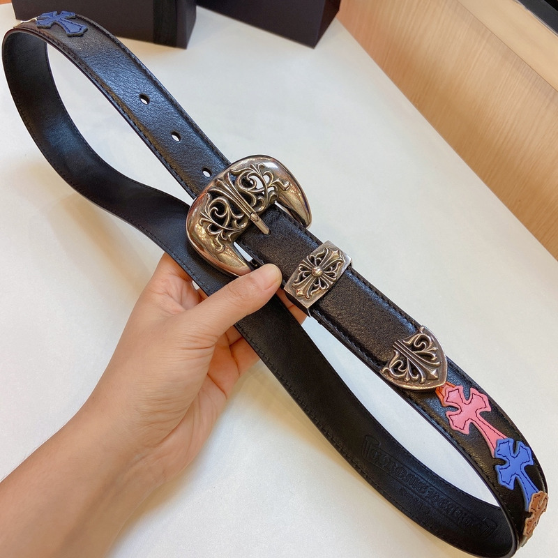 Chrome Heart Crosses Thousand-eyed Belt Multicolor