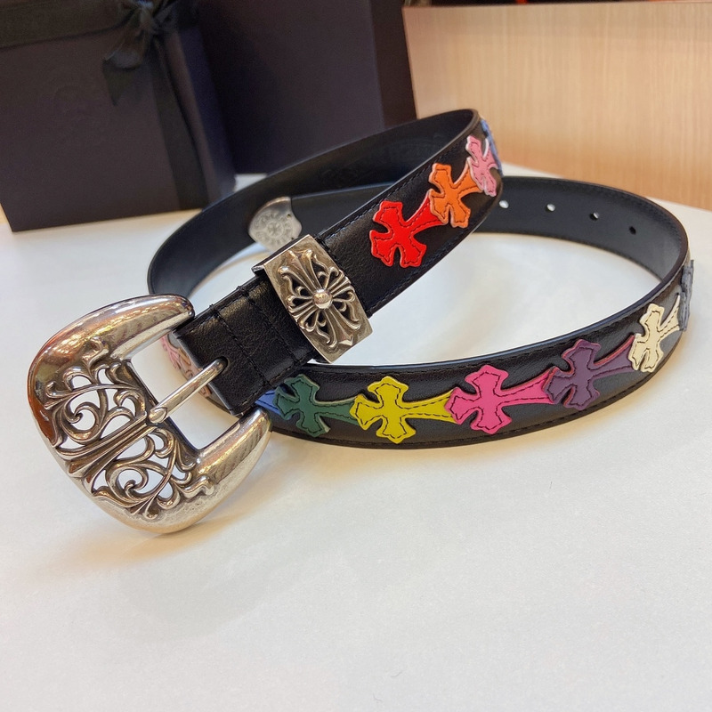 Chrome Heart Crosses Thousand-eyed Belt Multicolor