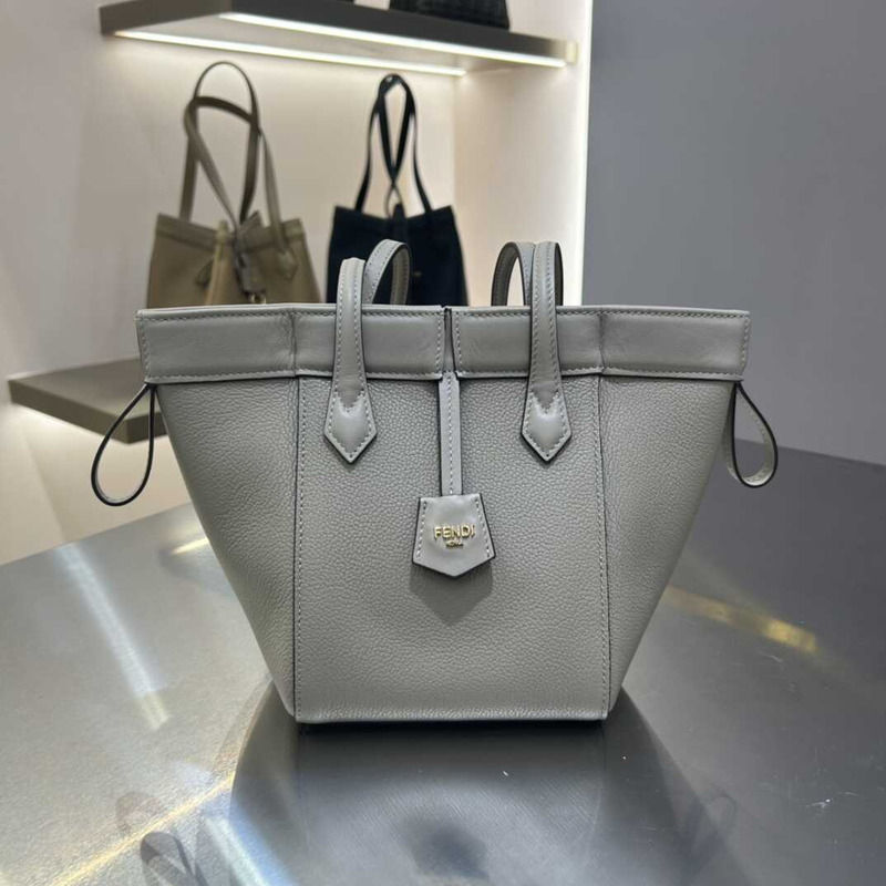 F**di origami mini bag leather handbags variety of grey