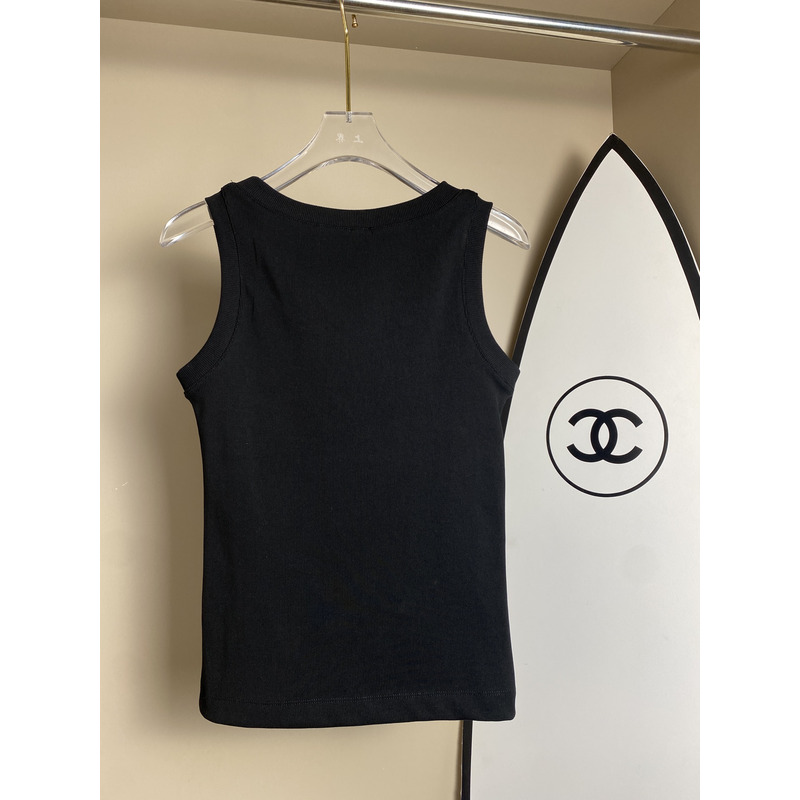 Loewe Cotton Tank Top Black