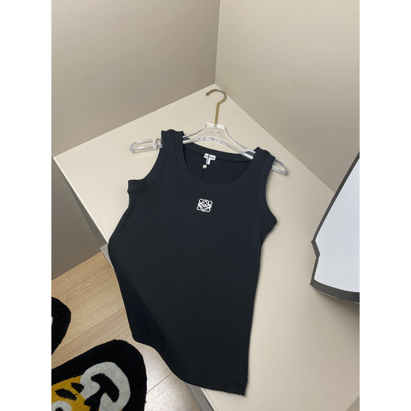 Loewe Cotton Tank Top Black