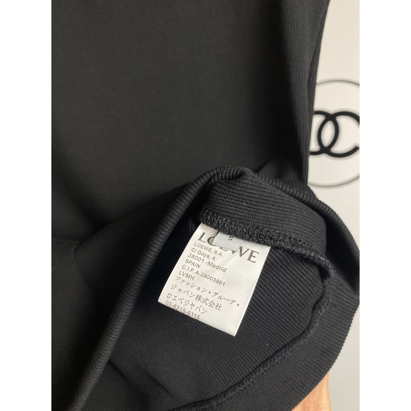 Loewe Cotton Tank Top Black