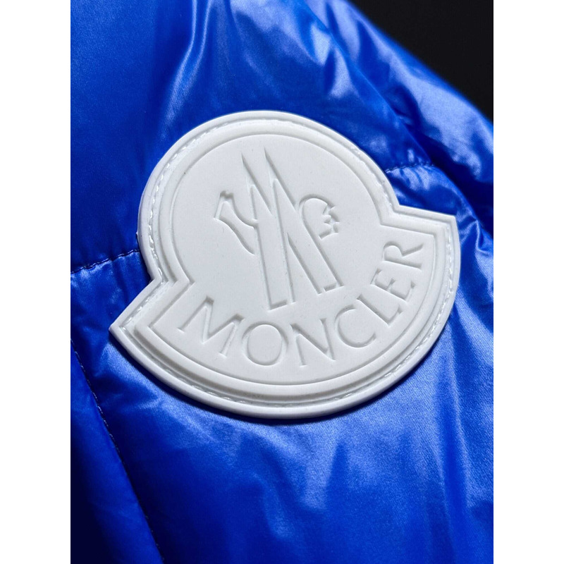 Moncler Short Down Jacket Blue