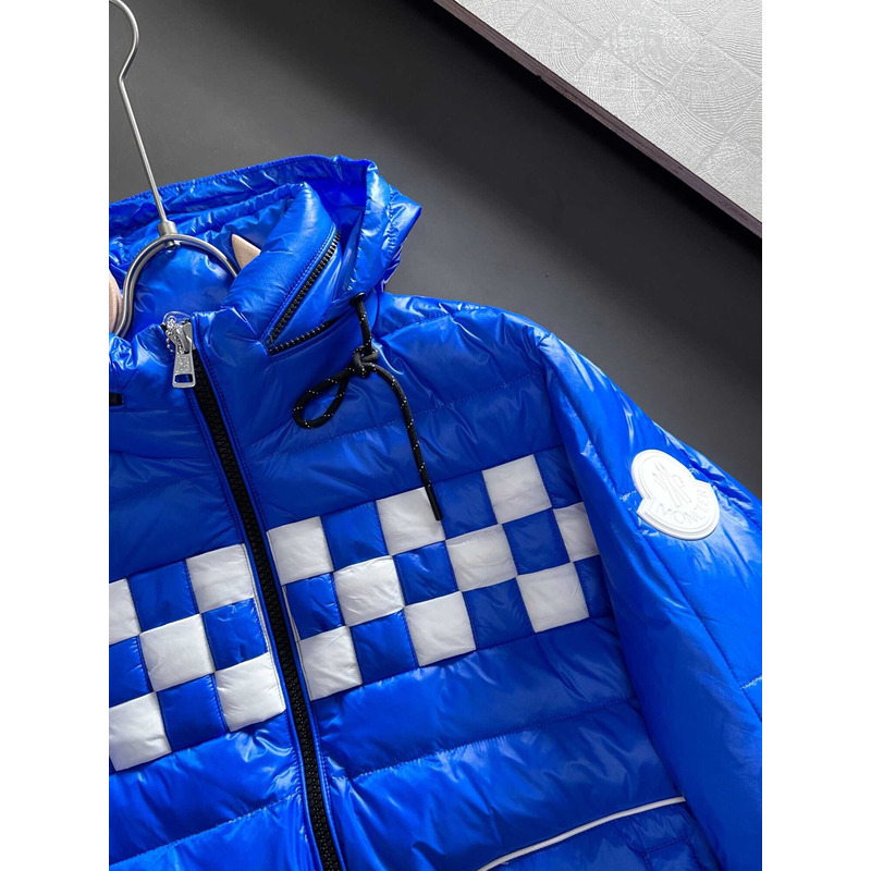 Moncler Short Down Jacket Blue