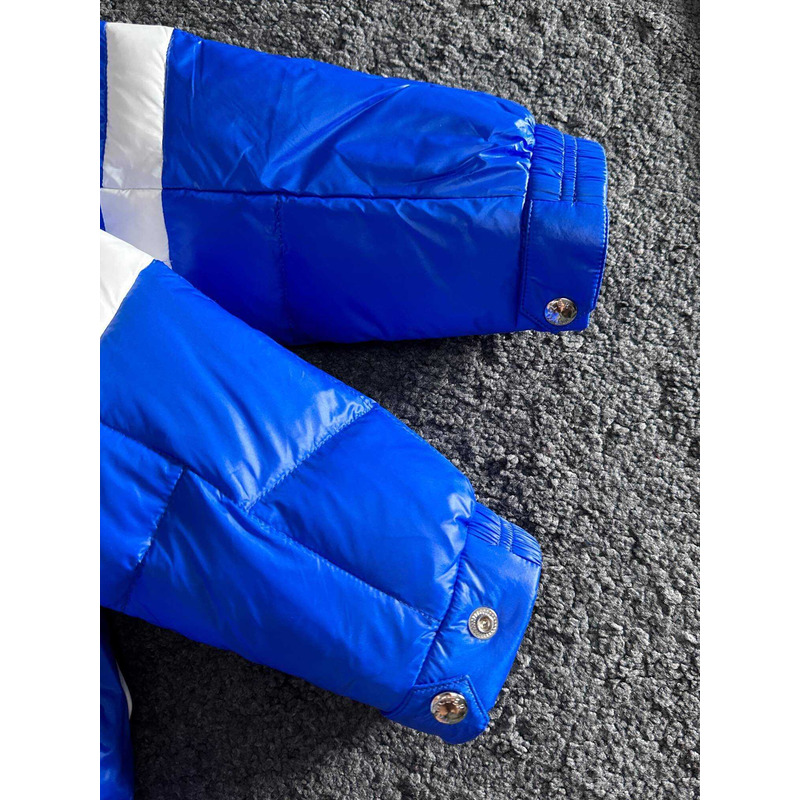 Moncler Short Down Jacket Blue