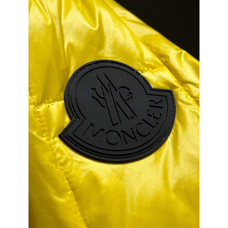 Moncler Short Down Jacket Yellow