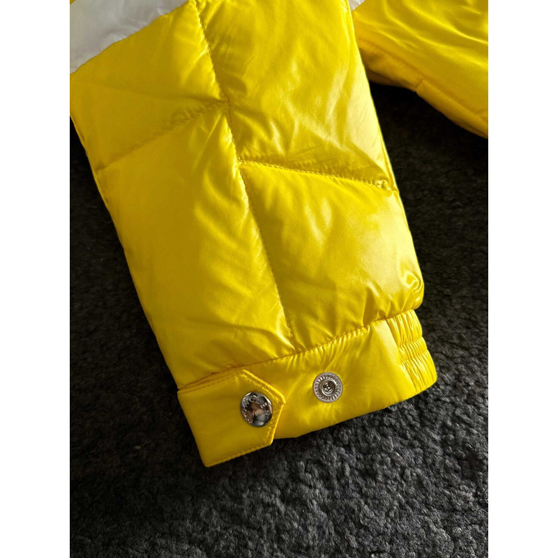 Moncler Short Down Jacket Yellow