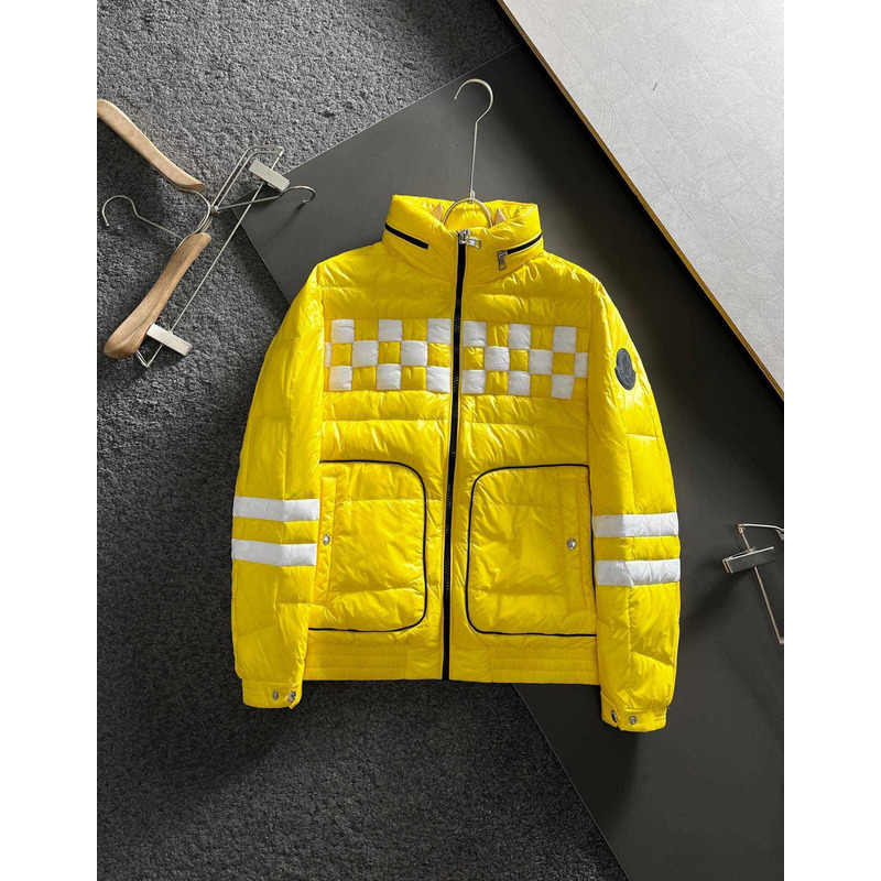 Moncler Short Down Jacket Yellow