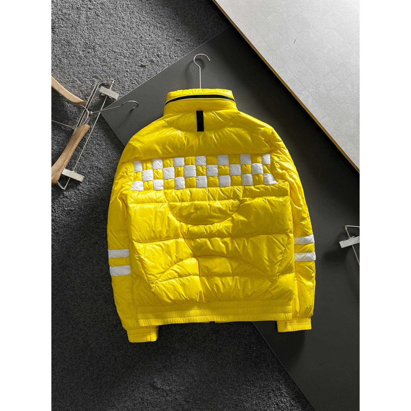 Moncler Short Down Jacket Yellow