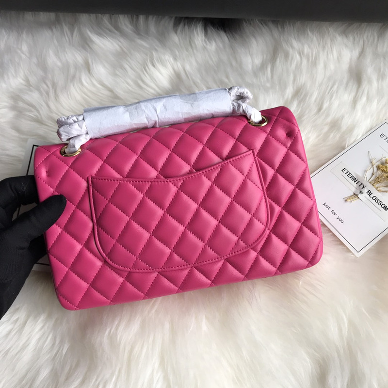 Ch*el medium classic flap bag pink