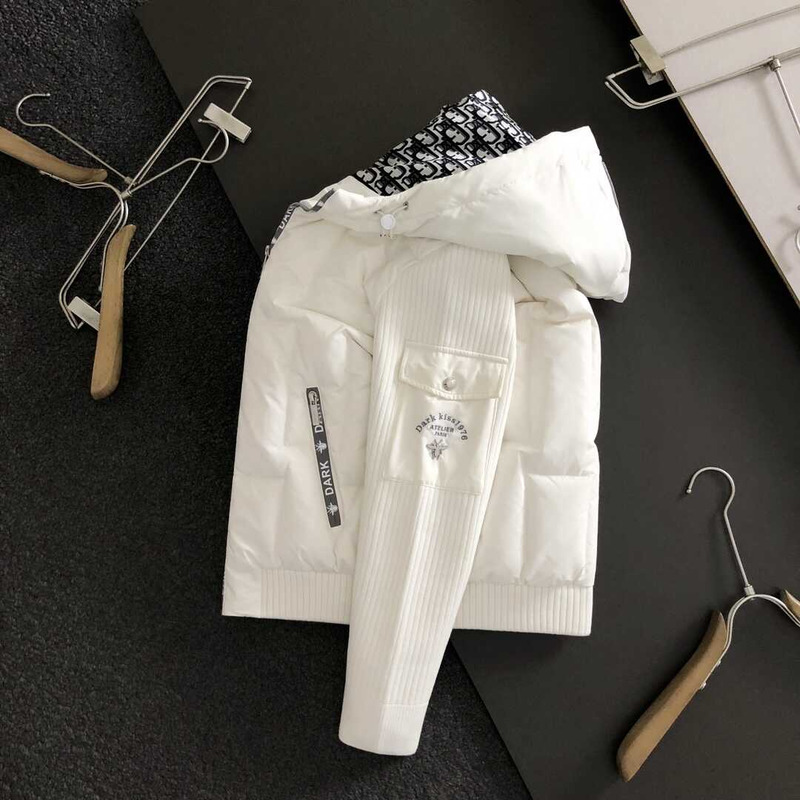 D*or puffer jacket white