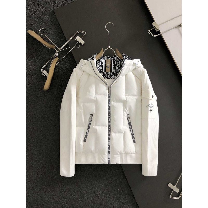 D*or puffer jacket white