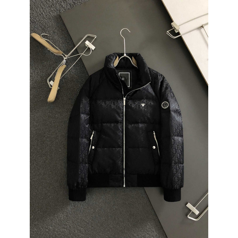 D*or hooded puffer jacket black