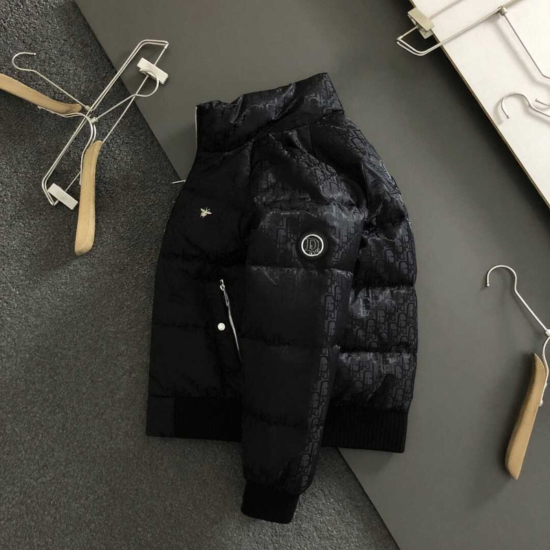 D*or hooded puffer jacket black