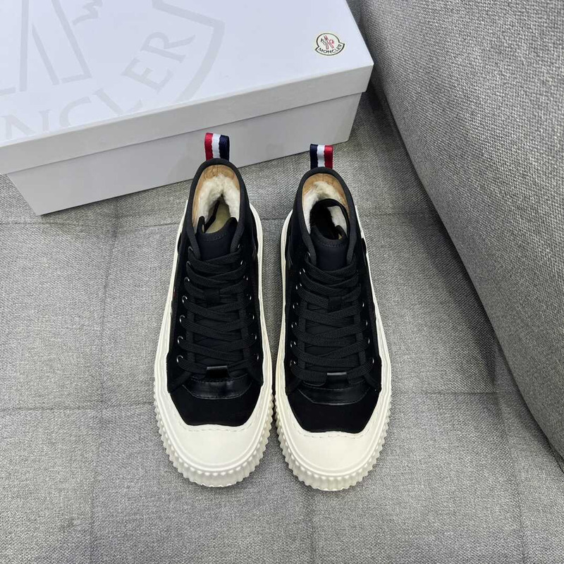 Moncler High Top Sneakers Black