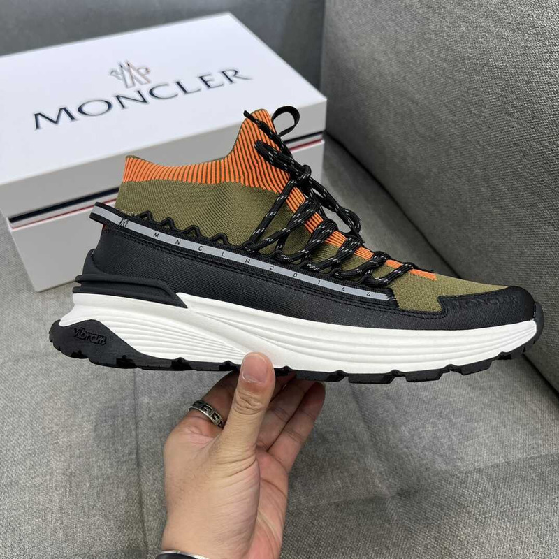 Moncler High Top Sneakers Multicolor