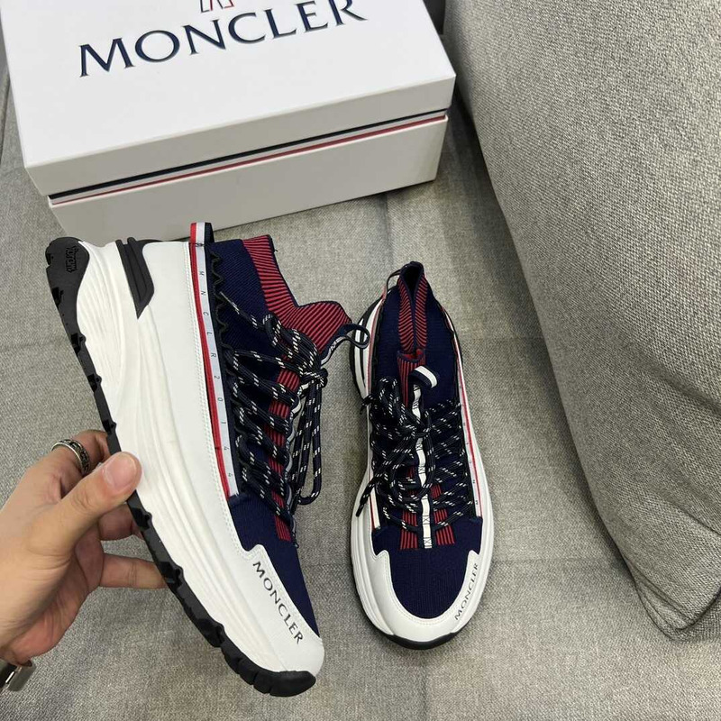 Moncler High Top Sneakers Multicolor