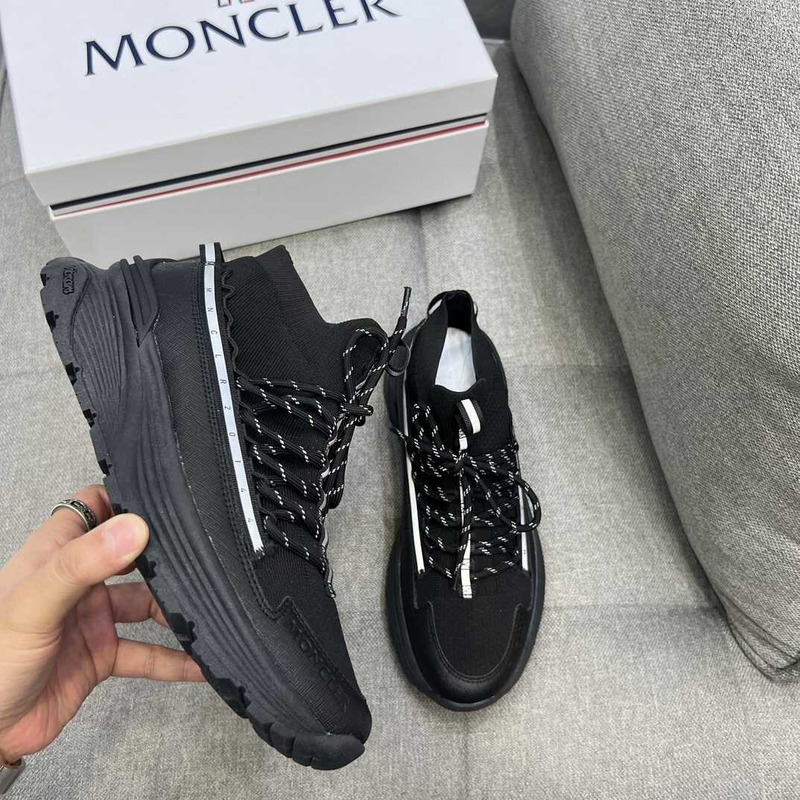 Moncler High Top Sneakers Black