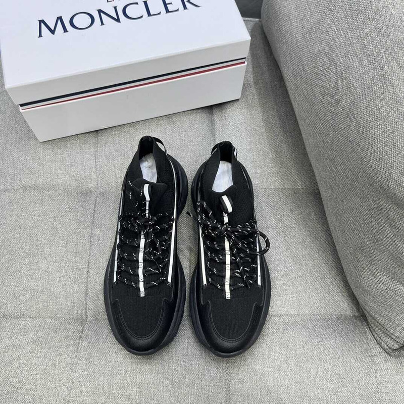 Moncler High Top Sneakers Black