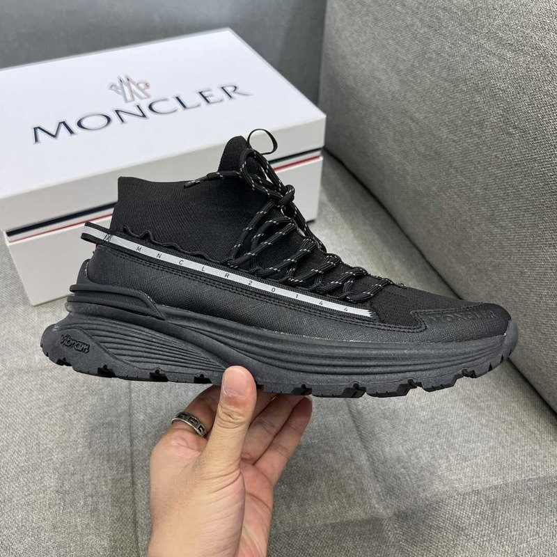 Moncler High Top Sneakers Black